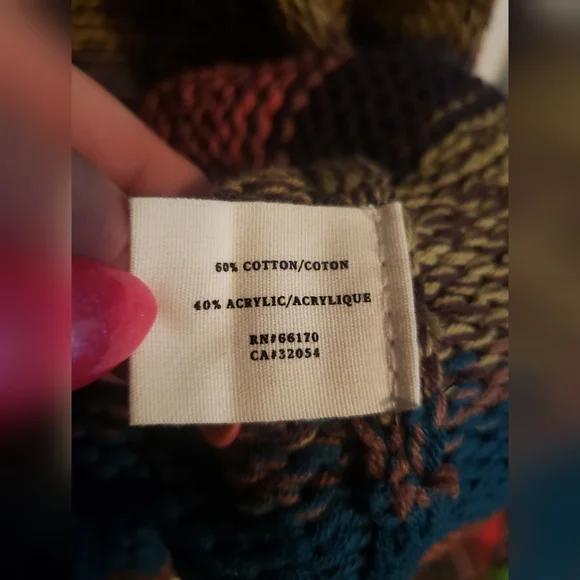 Sparrow Anthro Multi-Color Cardigan S - Picture 9 of 9